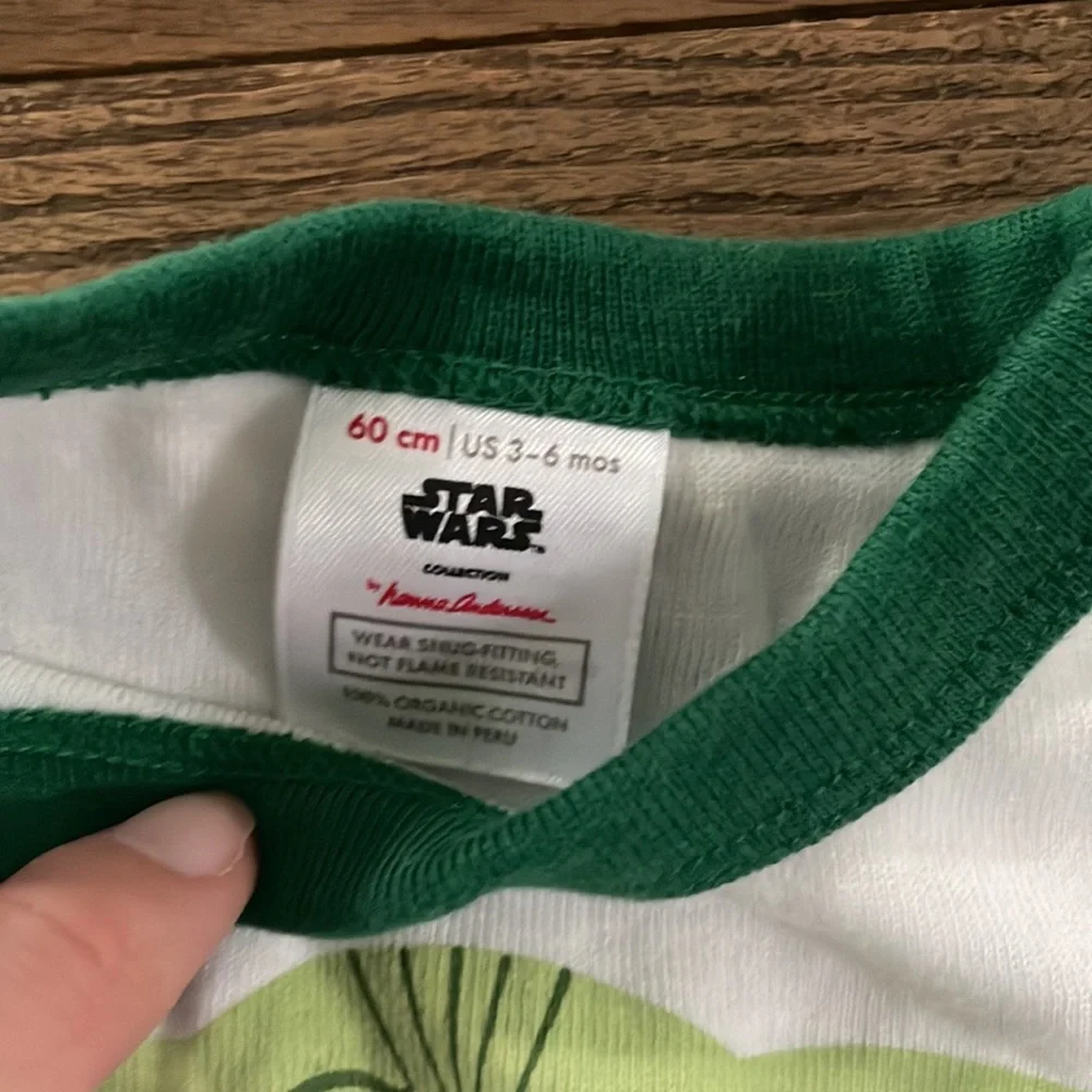 Hanna Andersson Yoda pajamas for baby